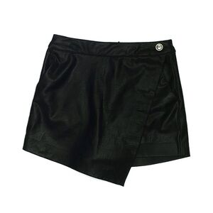 Guess Black Faux Leather Mini Skirteith shorts